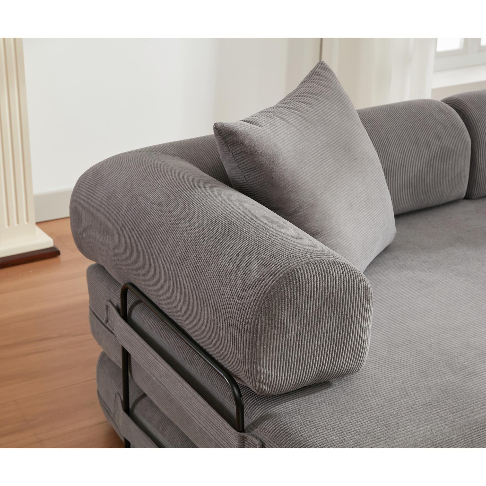 4 in 1 Convertible Sleeper Sofa Bed - 78.5