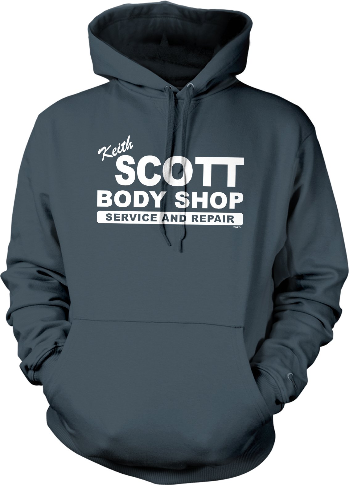 Keith Scott Body Shop Hooded Sweatshirt - Premium Cotton Pullover for Men & Women | Cozy Casual Wear for Gym, Work & Street Style