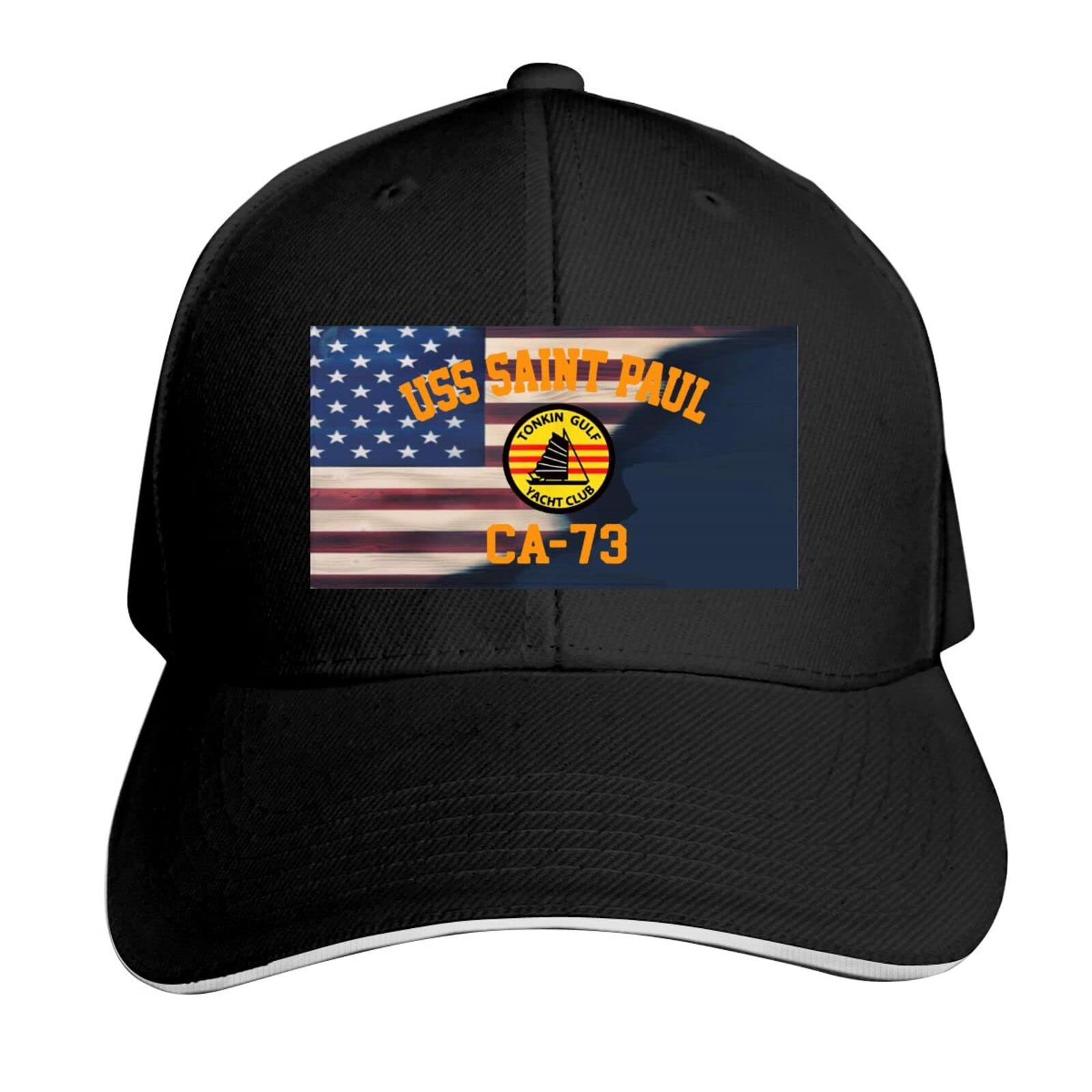 USS Saint Paul CA-73 Adjustable Baseball Cap - Vintage Dad Hat for Men & Women - Perfect for Baseball, Cowboy Style & Outdoor Activities