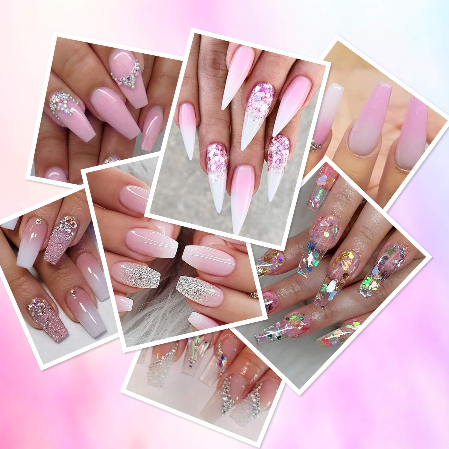 Poly Gel Nail Extension Kit - Professional Builder Gel for Quick & Easy Nail Extensions | DIY & Salon Use | Perfect for Home Manicures & Professional Nail Technicians