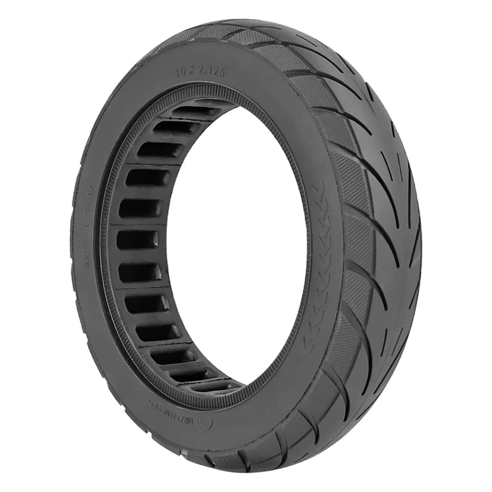 Segway F20 F25 F30 F40 10-Inch Solid Tire Replacement - Front & Rear Wheel Scooter Tires (1PC) - Durable & Puncture-Proof for Commuting & Urban Riding
