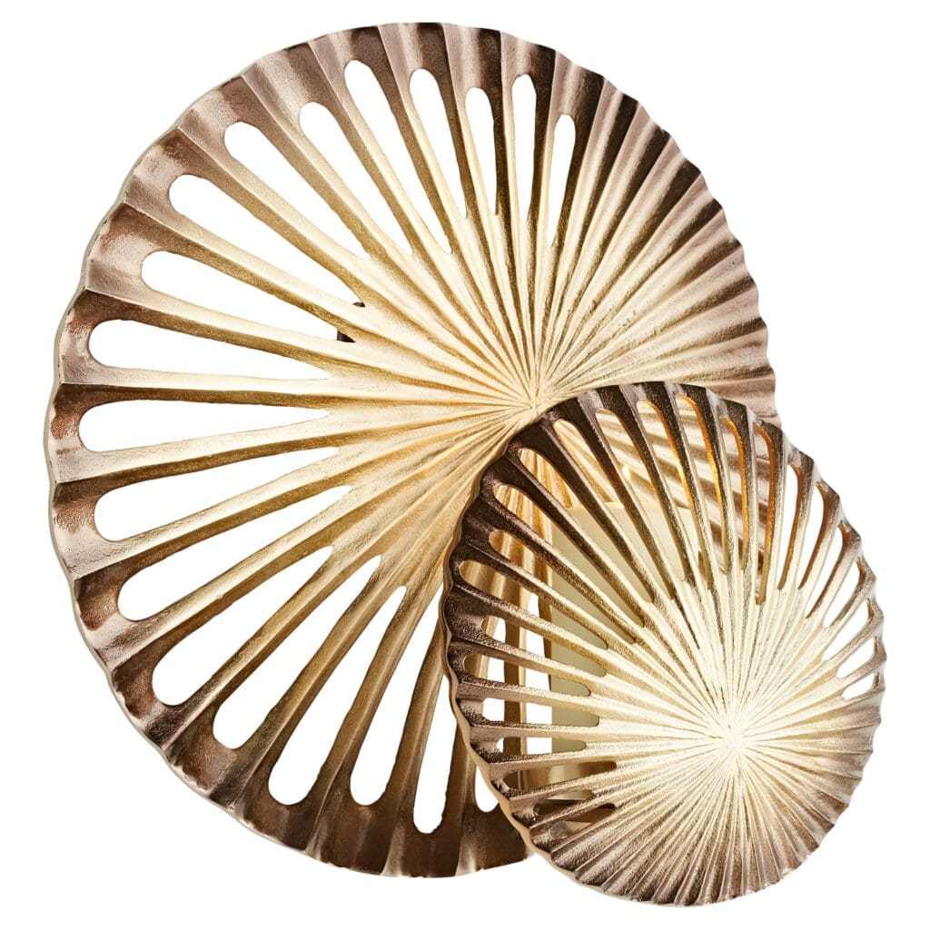 Cyan Design 11315 Antique Brass Spatial Wall Decor - Modern Geometric Metal Art for Living Room, Bedroom & Office Décor