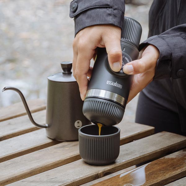Wacaco NanoPresso Portable Espresso Maker - Handheld Manual Coffee Machine for Travel, Camping & Office - Compact & Lightweight Espresso Maker for Coffee Lovers