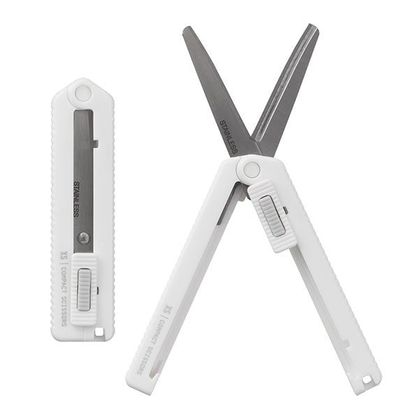 XS Compact Scissors by Midori DESIGNPHIL - Ultra Sharp Precision Scissors for Crafting, Sewing & Office Use - Perfect for DIY Projects, Gift Wrapping & Paper Cutting