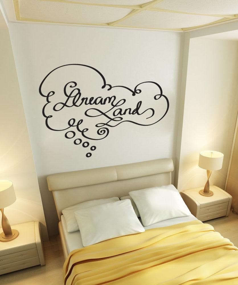 Dreamland Vinyl Wall Decal Sticker - Removable Home Decor for Nursery, Kids Room & Office (Style #OS_DC652) - Perfect for Bedroom Wall Art and Creative Interior Design