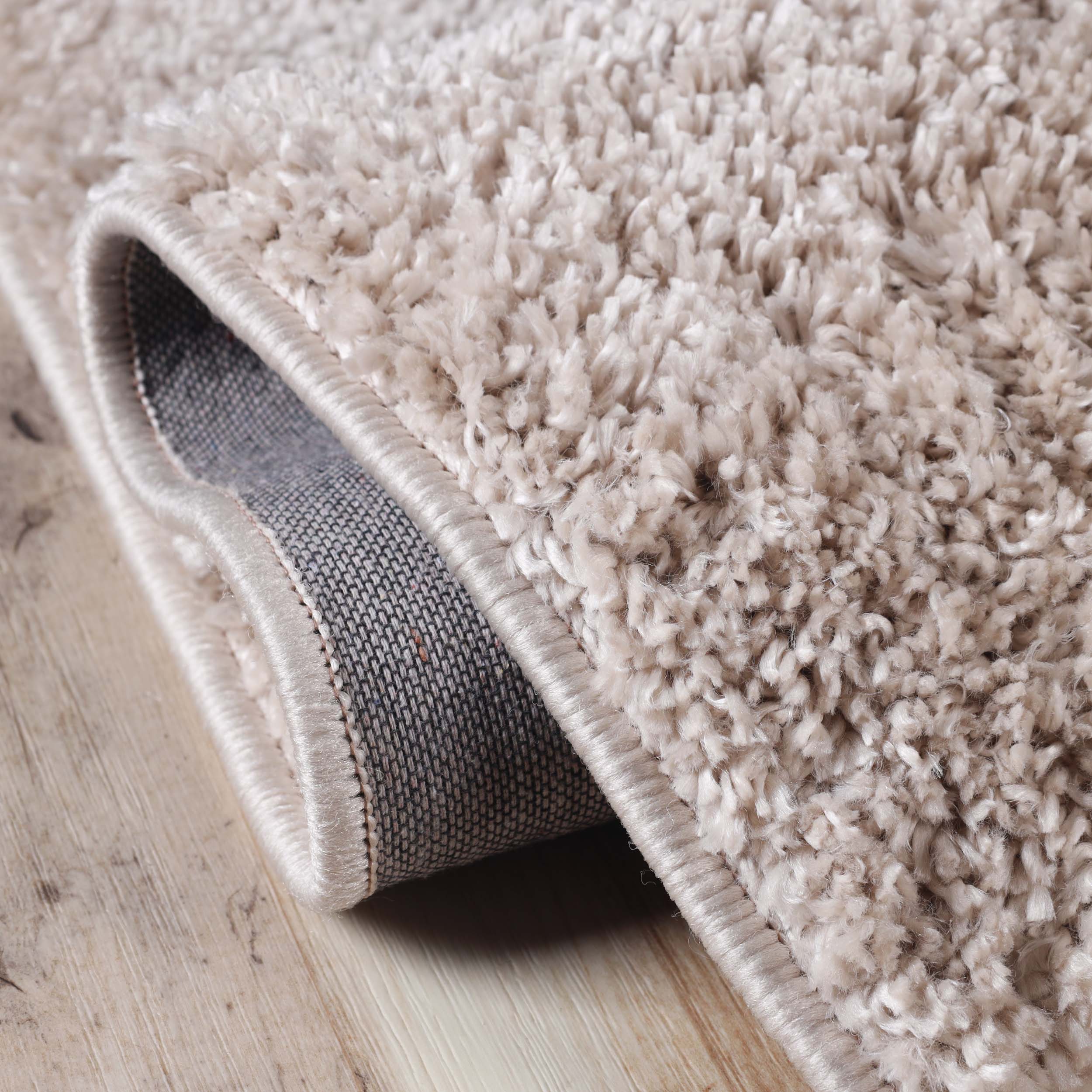Berlin Solid Indoor Plush Shag Runner Rug - Soft Area Rug for Living Room, Bedroom, Nursery - Non-Slip Comfortable Floor Mat for Home Decor