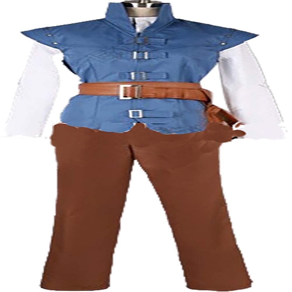 Bubucos Tangled Flynn Ryder Anime Cosplay Costume - High Quality Disney Cosplay Outfit for Halloween, Conventions & Costume Parties