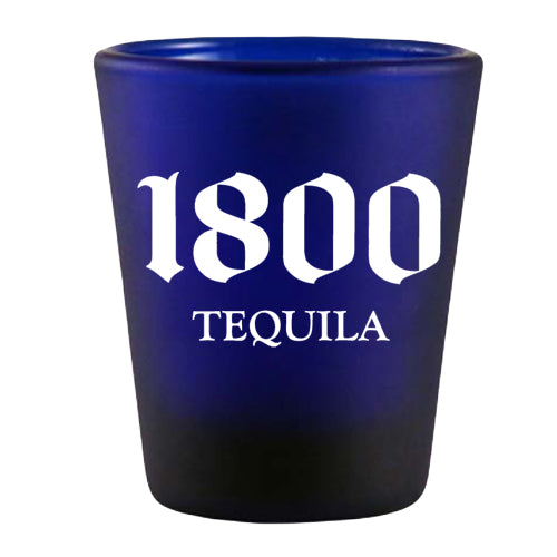 Custom BarConic® Dark Blue Frosted Shot Glass - 1.75oz (50ml) - Perfect for Cocktails, Parties & Home Bar Decor