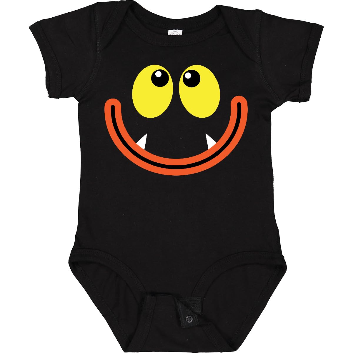 Inktastic Monster Face Baby Bodysuit - Cute & Soft Cotton Onesie for Newborns & Infants - Perfect for Halloween, Birthday Parties & Everyday Wear