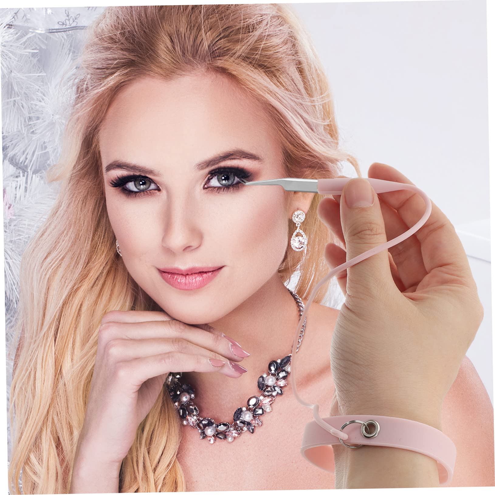 Professional Silicone Lash Tweezer Holder Wristband - Eyelash Extension Accessory for Precise Application - Perfect for Lash Technicians & DIY Beauty at Home Salon