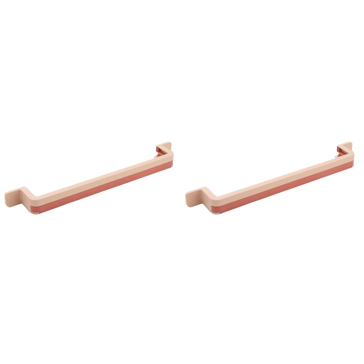 Healeved 2 Pack Wall Mount Shoe Rack - No Drill Bathroom Storage for Slippers