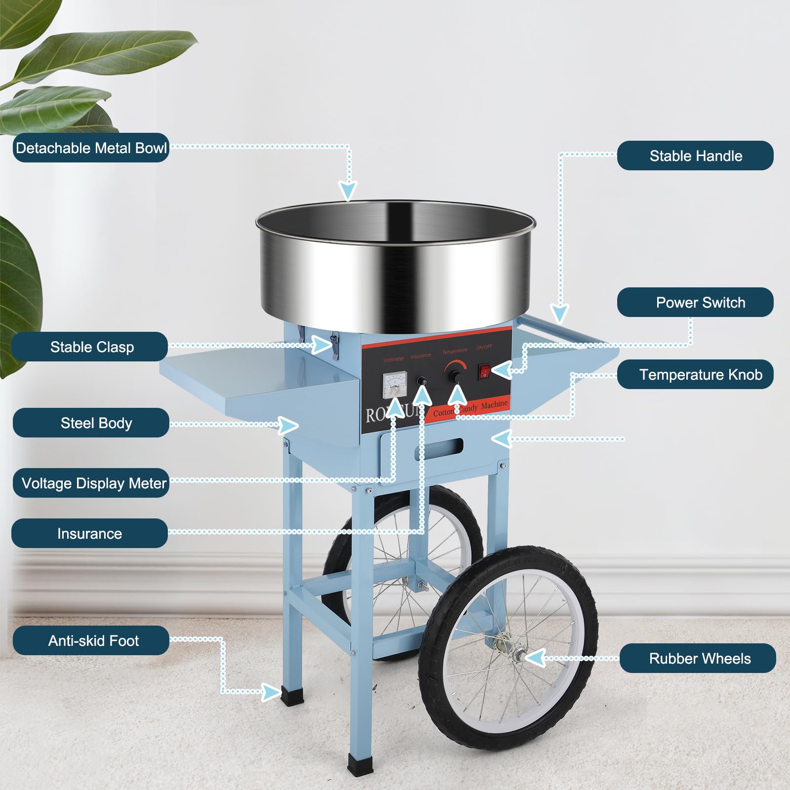 Commercial Cotton Candy Machine 21