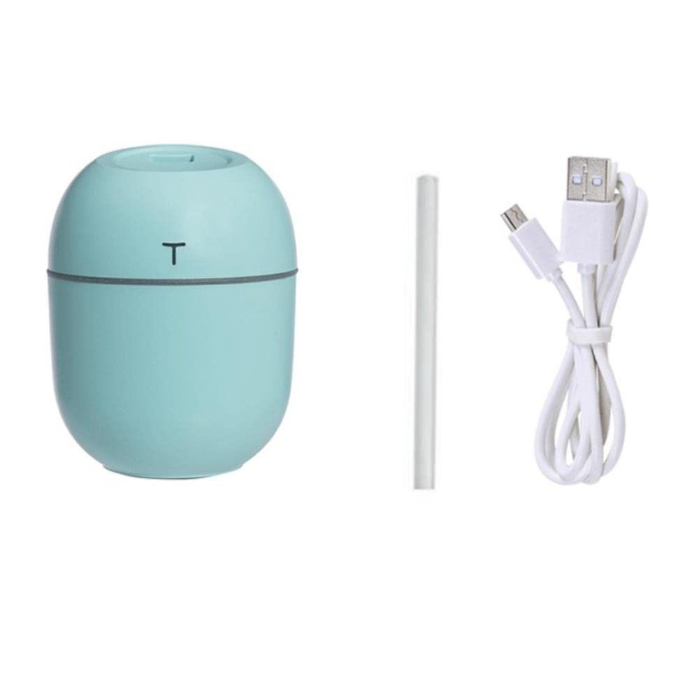 Ultrasonic Mini Air Humidifier 220ML - USB Essential Oil Diffuser with LED Night Light for Home, Office & Car | Compact Aromatherapy Mist Maker for Better Sleep & Air Quality