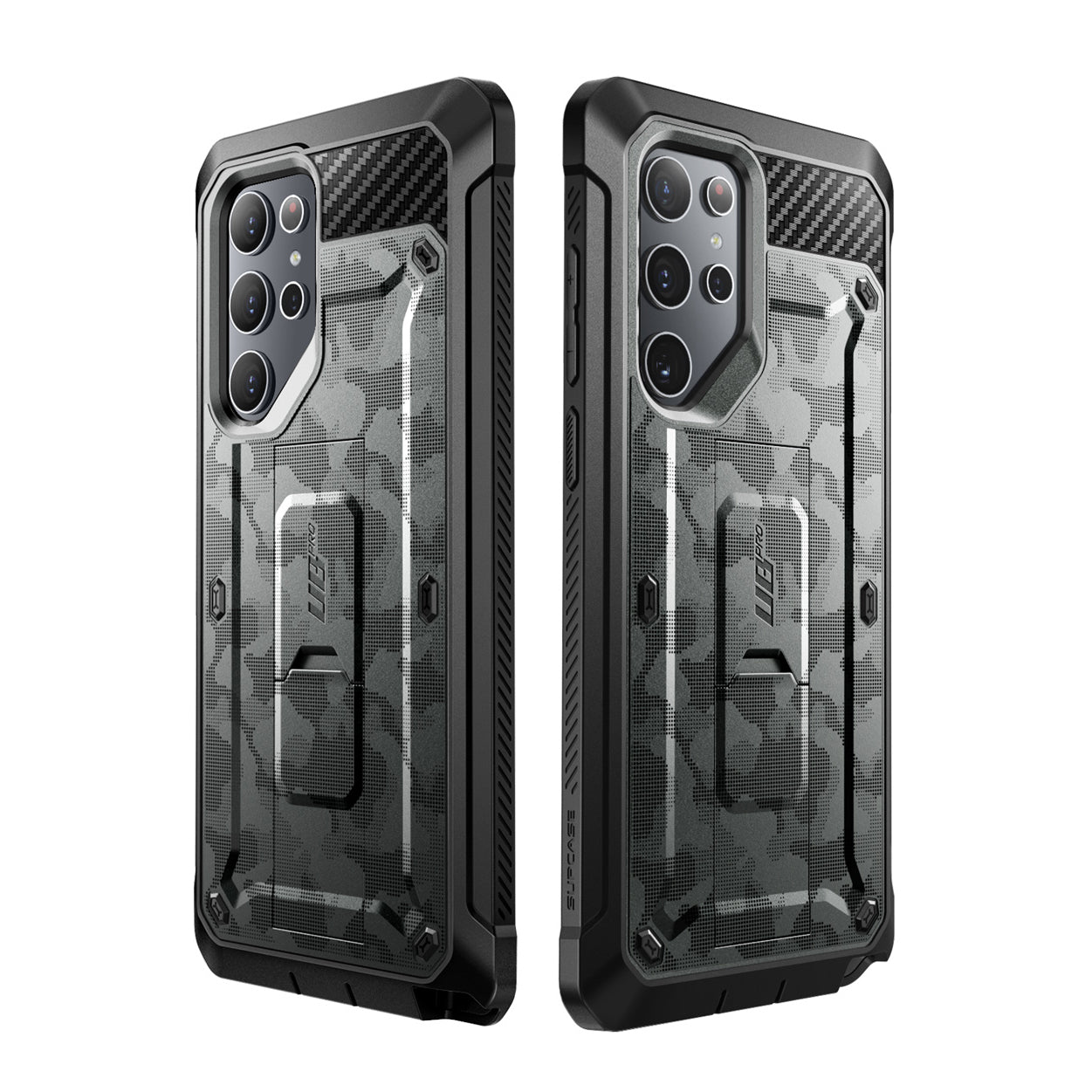 Samsung Galaxy S22 Ultra Unicorn Beetle PRO Case - Heavy Duty Rugged Protective Cover with Shock Absorption, Gray Camouflage Design - Perfect for Outdoor, Construction & Extreme Sports Use