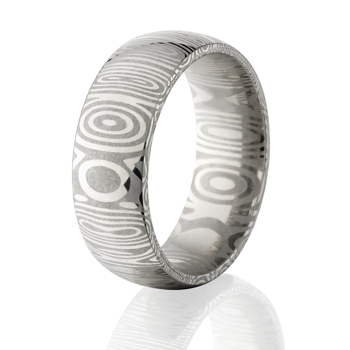 Premium Damascus Steel Men's Wedding Rings - Handcrafted Forged Wedding Bands for Grooms & Husbands - Perfect for Engagements, Anniversaries & Special Occasions