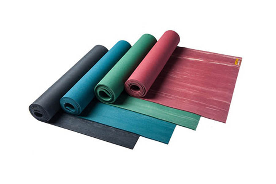 Eco-Friendly Natural Rubber Yoga Mat - Non-Slip & Cushioned for Hot Yoga, Pilates & Home Workouts - Perfect for Beginners & Professionals