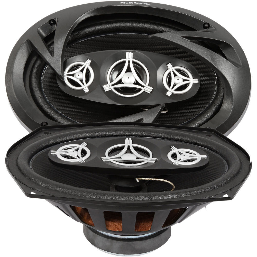Power Acoustik EF 694 800W 6x9 Inch 4-Way Car Speakers - High Performance Audio for Cars, Trucks & SUVs - Perfect for Road Trips, Commuting & Bass-Boosted Music