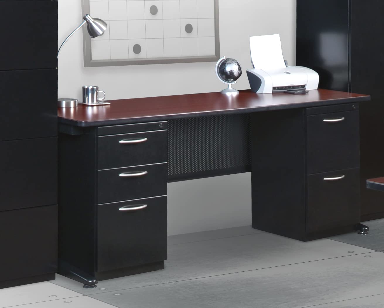 Regency Fusion Box File Pedestal - Black Office Organizer | Perfect for File Storage & Workspace Organization
