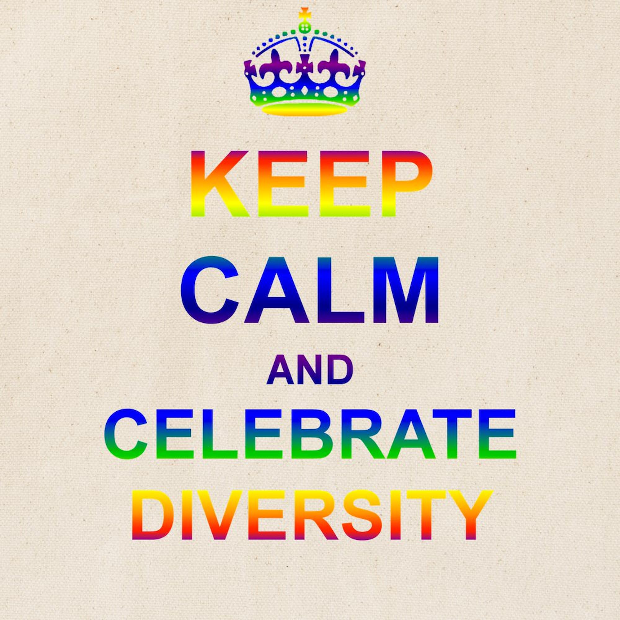 Keep Calm And Celebrate Diver Tote Bag - Natural Canvas Reusable Shopping Bag for Beach, Grocery & Everyday Use