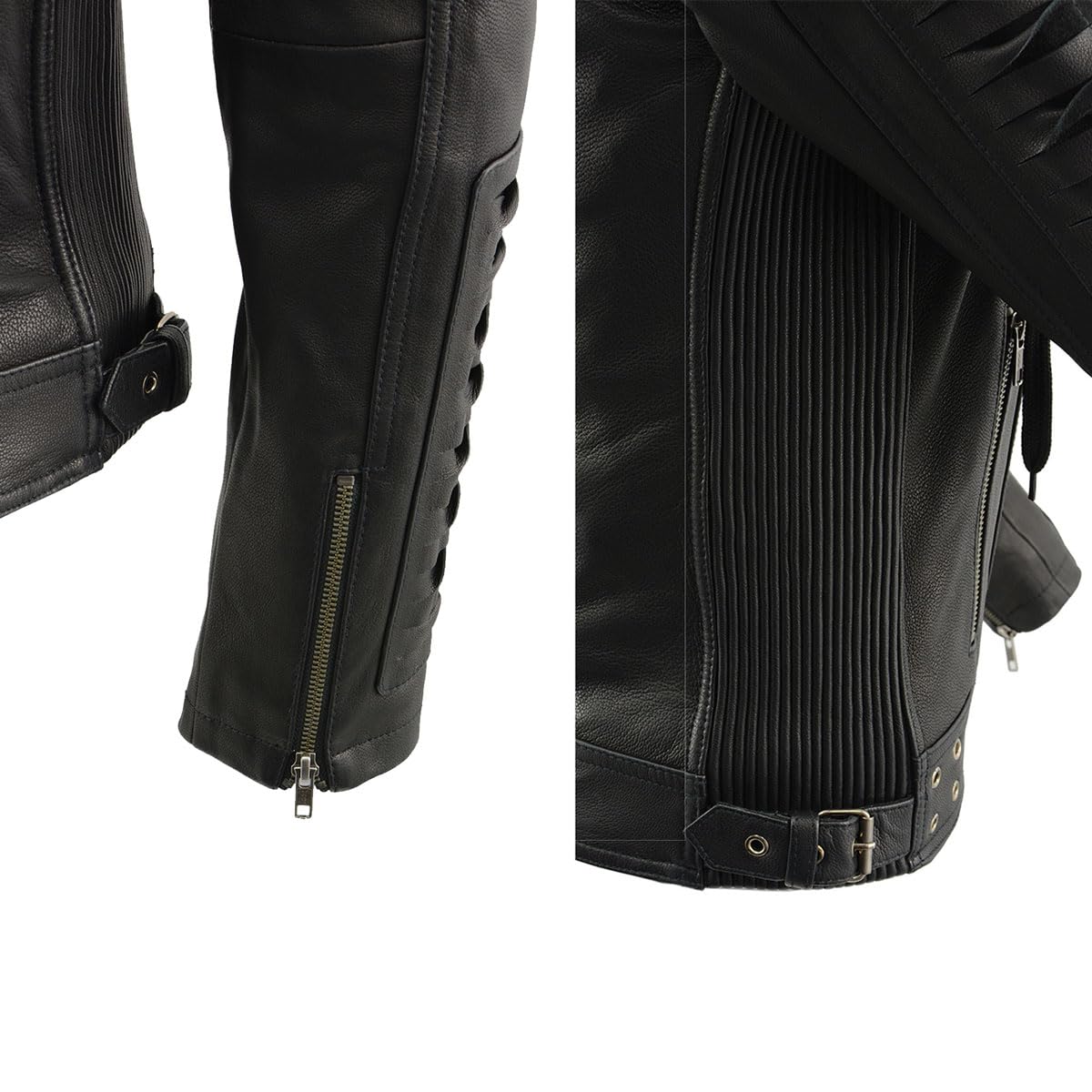 Milwaukee Leather Women's Premium Hooded Leather Jacket - Stylish Casual Outerwear for Everyday Wear | Perfect for Work, Travel & Outdoor Activities