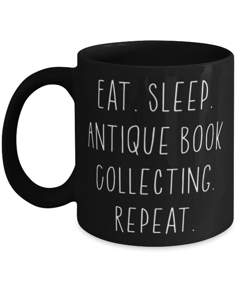 Vintage Book Collector's Mug - 11oz & 15oz Inspirational Coffee Cup for Book Lovers - Perfect Gift for Bibliophiles, Reading Enthusiasts & Antique Book Collectors - Ideal for Cozy Reading Nooks, Book Club Meetings & Literary-Themed Gifts