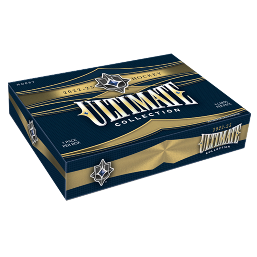 2022-23 Upper Deck Ultimate Collection Hockey Hobby Box - Premium NHL Trading Cards for Collectors & Investors - Perfect for Sports Memorabilia Enthusiasts and Gift Giving