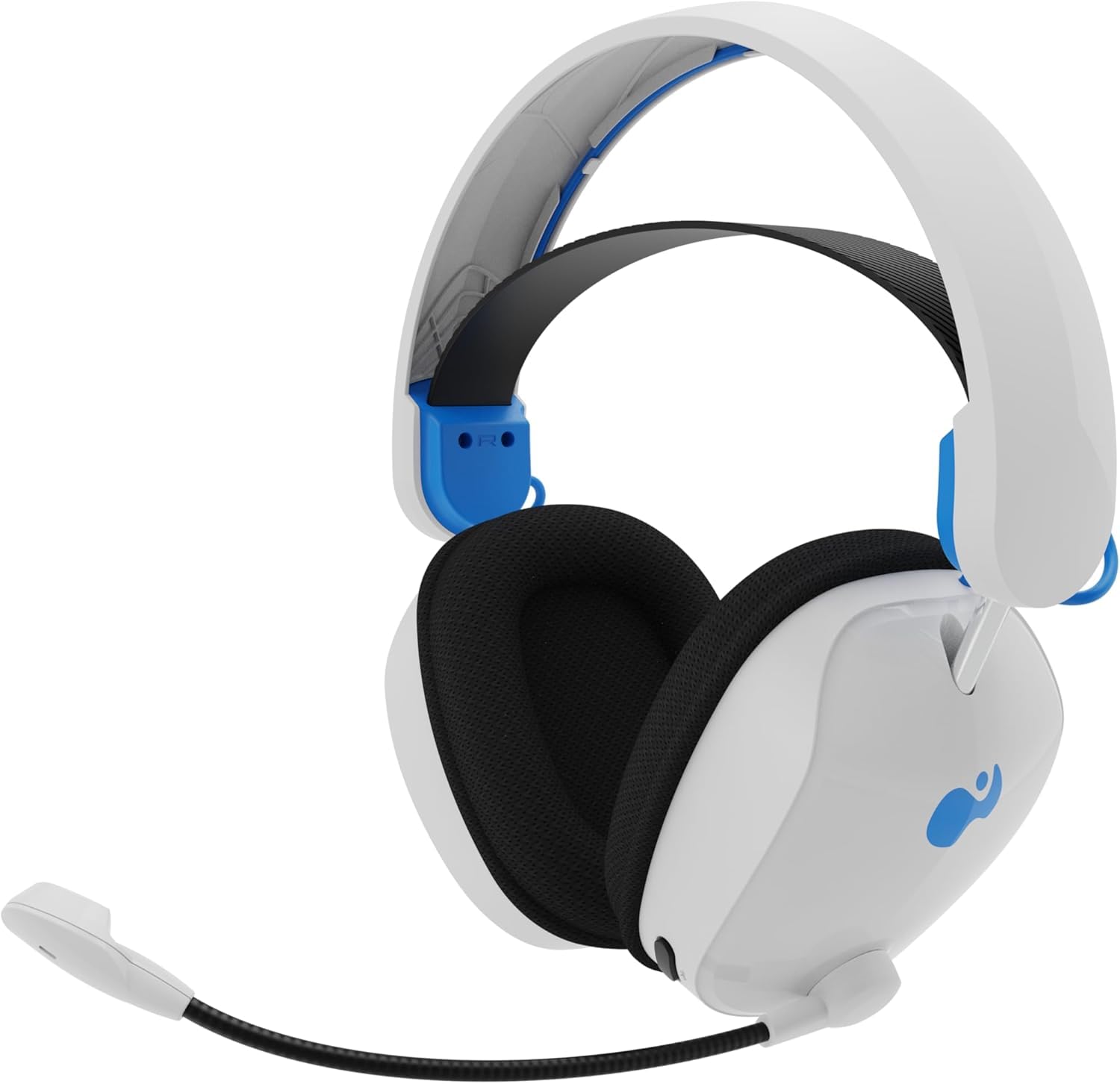 PDP Phantom Air Dual-Mode Wireless Gaming Headset for PS5, PS4 & PC - White | Noise Cancelling Mic, Bluetooth & USB Connectivity | Perfect for Competitive Gaming & Streaming