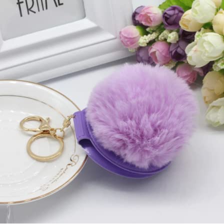 Cute Small Mirror Keychains for Women - Portable Makeup Key Rings, Purse & Car Key Accessories - Perfect for Travel, Gym, and Everyday Use