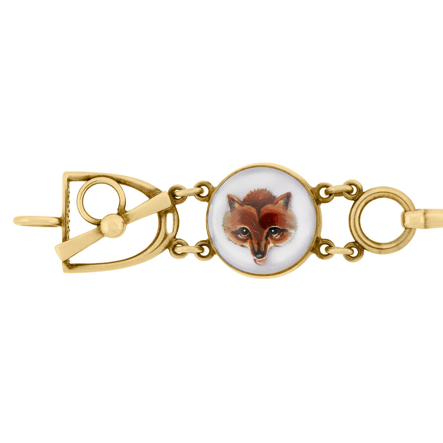 MARCUS & CO. Art Deco 14k Gold Essex Crystal Bracelet - Vintage Jewelry for Women, Elegant Gift for Anniversary & Special Occasions
