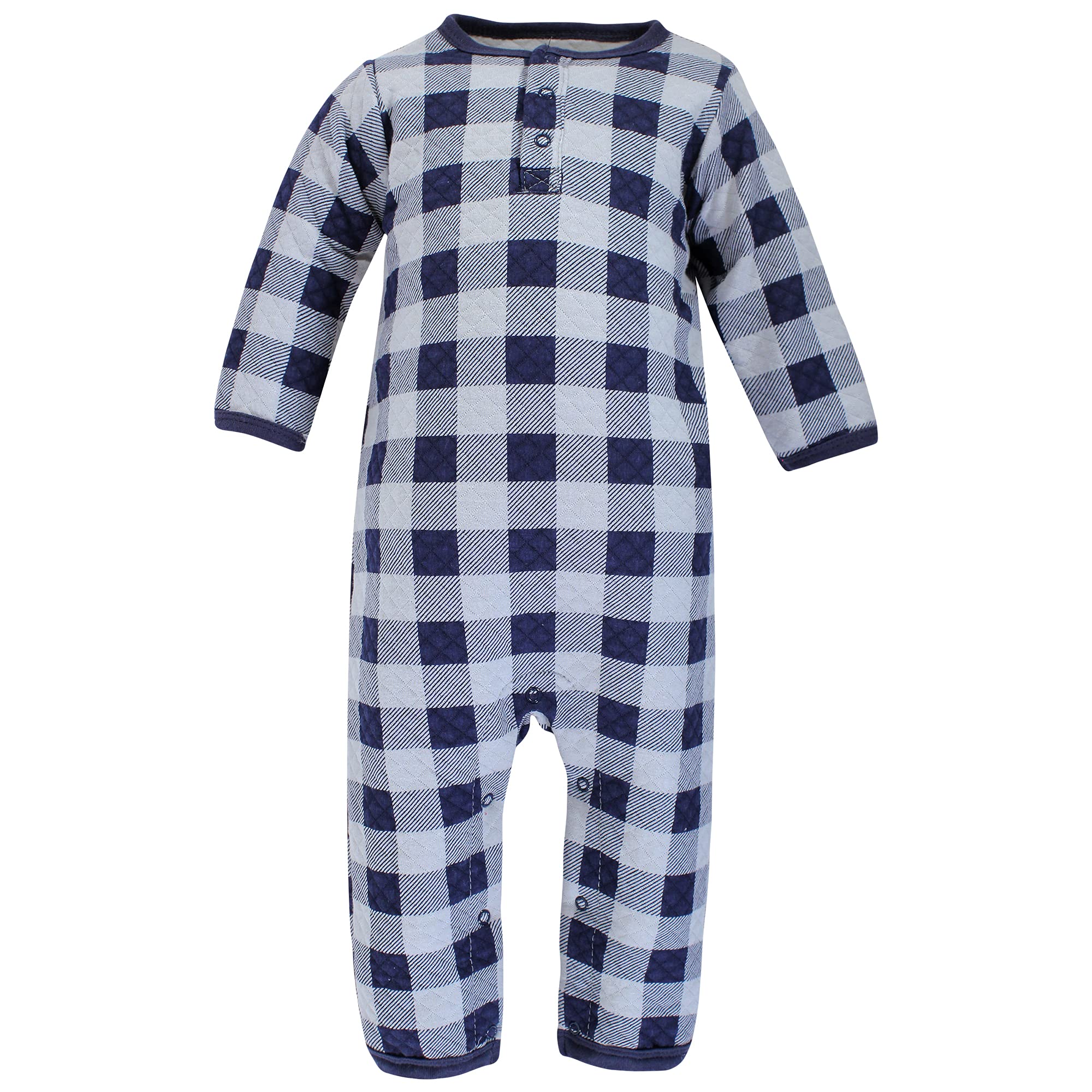 Hudson Baby Unisex Premium Quilted Coveralls - Soft & Warm Winter Outfit for Newborns & Toddlers - Perfect for Outdoor Play, Family Photos & Cold Weather Adventures