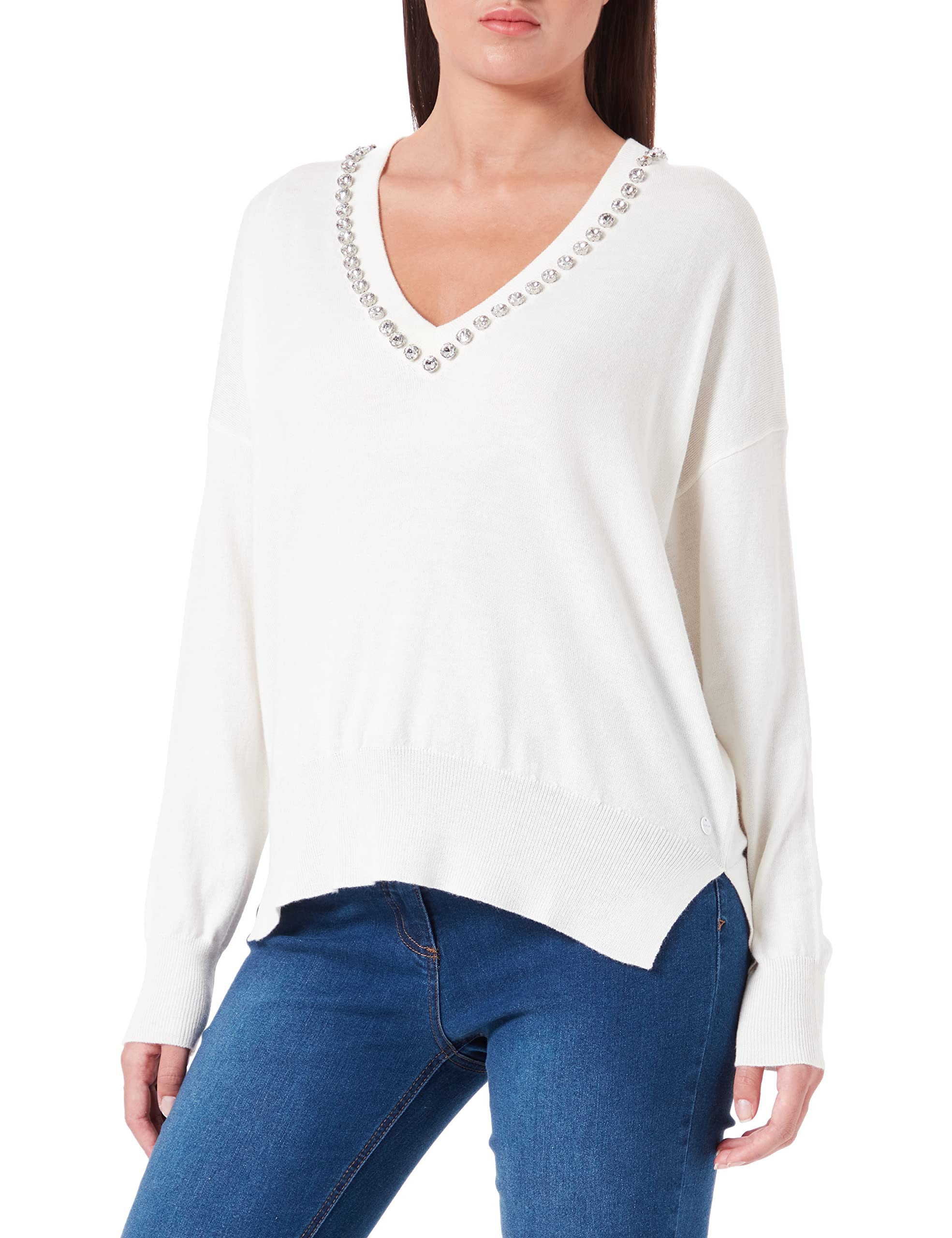 Replay Women's Knit Sweater - Soft & Cozy Pullover for Fall & Winter - Perfect for Casual Outfits & Layering