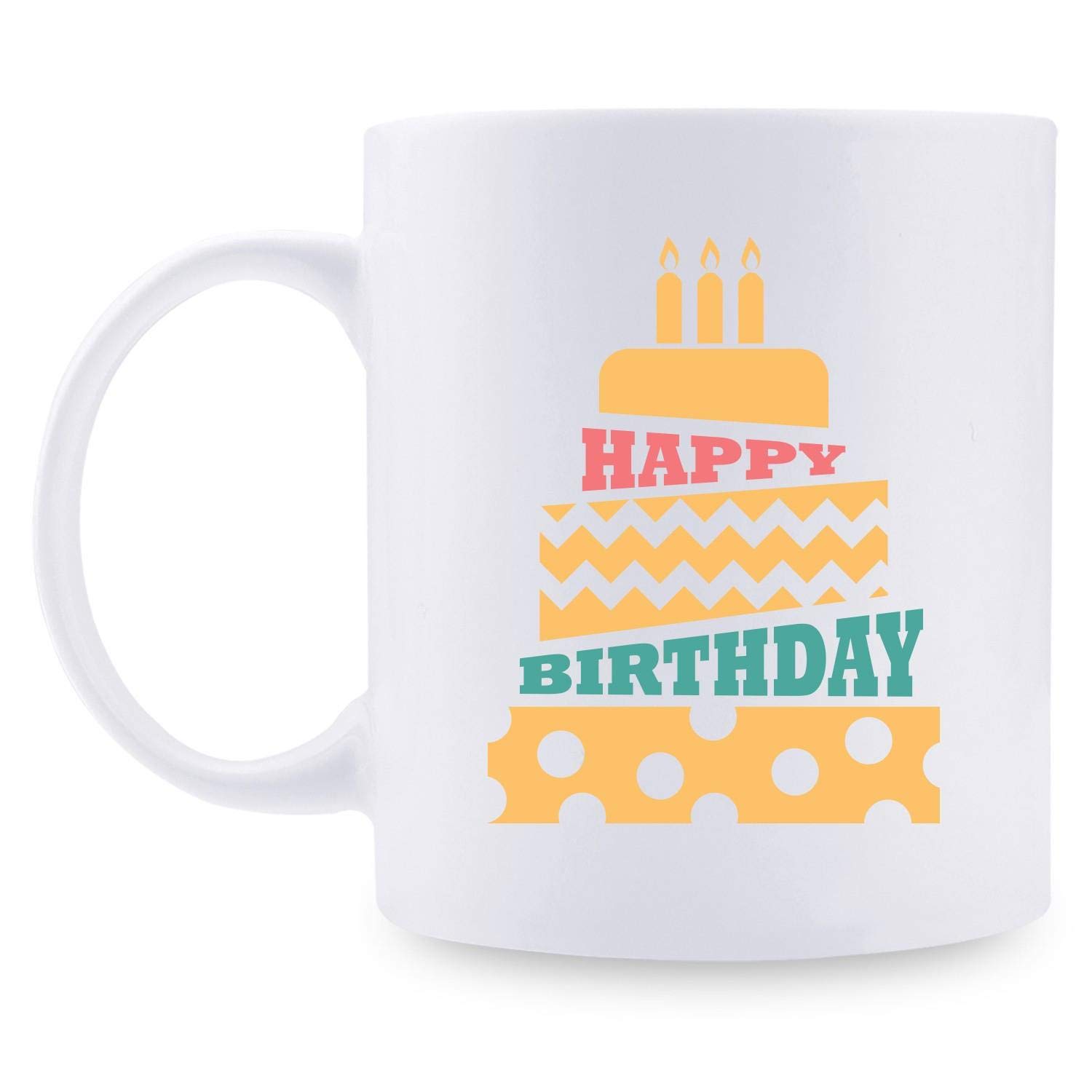 Funny Birthday Coffee Mug - 11oz Novelty Gift for Women, Men, Mom, Dad, Wife, Friends, Girlfriend & Boyfriend - Perfect for Office, Home & Party Celebrations