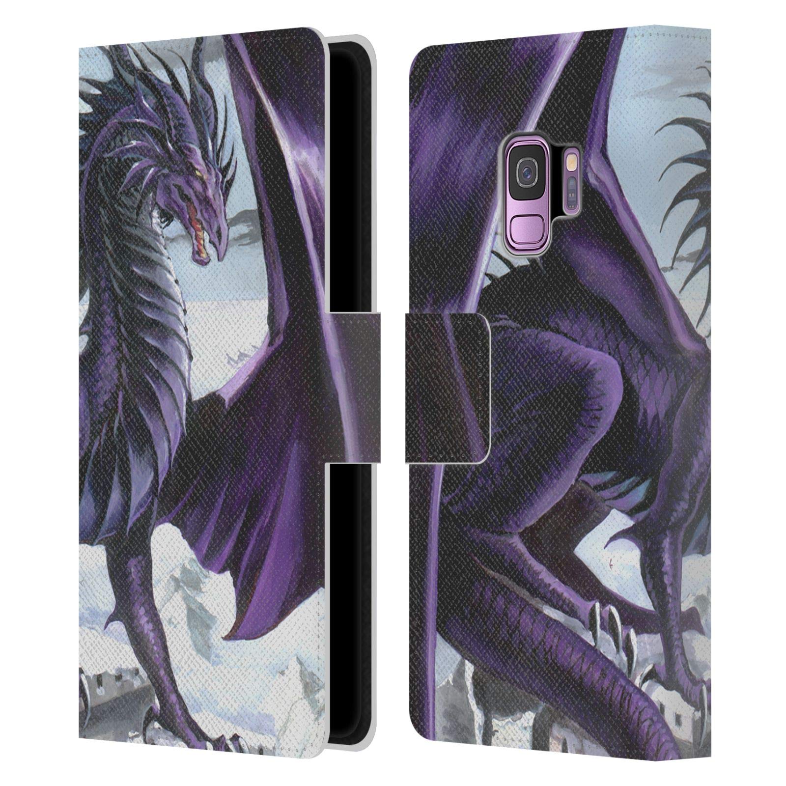 Head Case Designs Officially Licensed Ruth Thompson Nemesis Dragons 2 Leather Book Wallet Case Cover for Samsung Galaxy S9 - Perfect for Work, Travel & Daily Protection