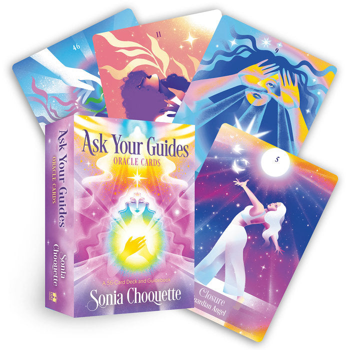 Ask Your Guides Oracle Cards - Spiritual Guidance & Intuitive Divination Deck for Meditation, Self-Discovery & Angel Communication | Perfect for Tarot Readers, Energy Healers & Psychic Development