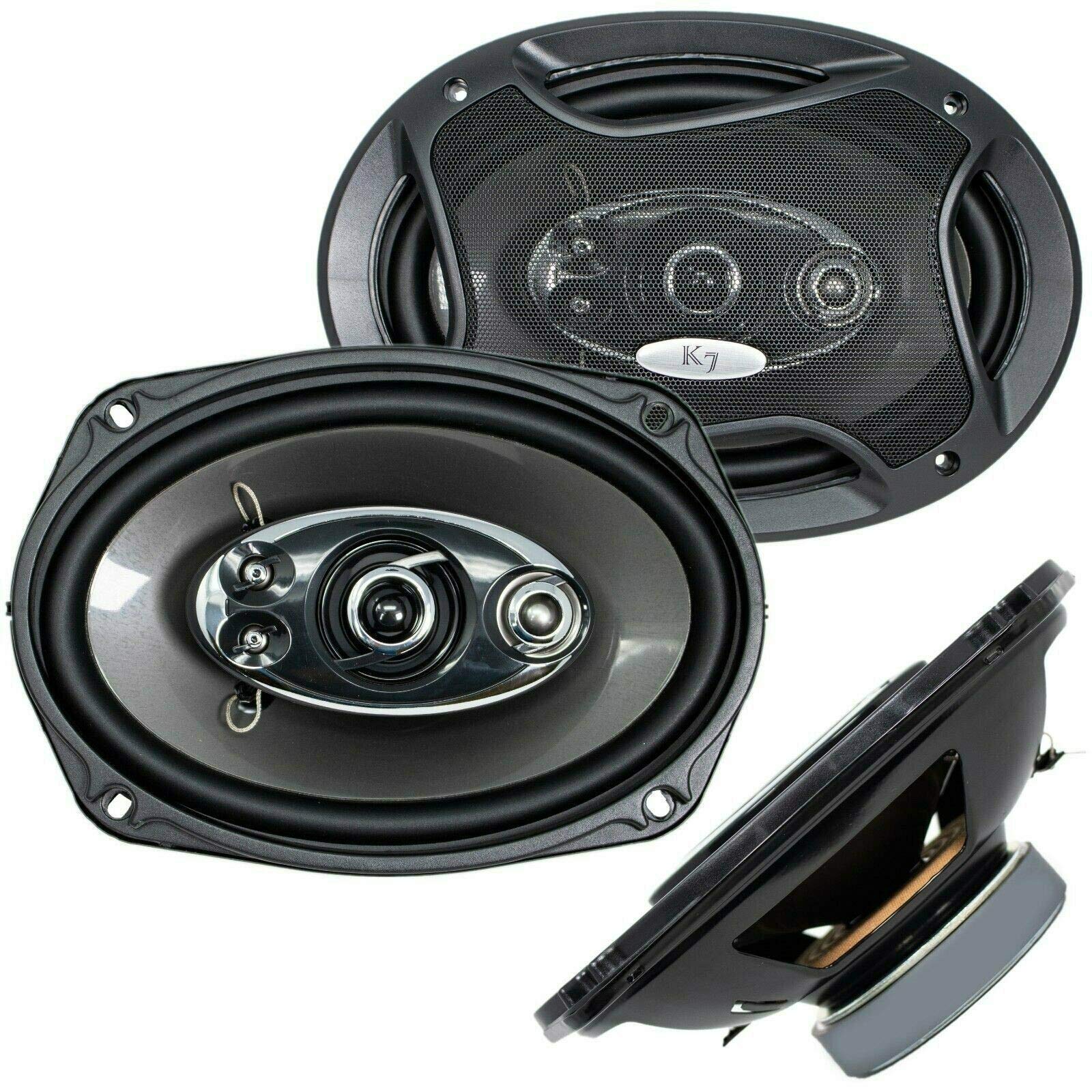 4 Audiotek 6x9 Inch Car Audio Speakers - 1400W Power (700W per Pair), Full Range 5-Way, Sold in 2 Pairs, Ideal for Car Stereo and Truck Audio Upgrades