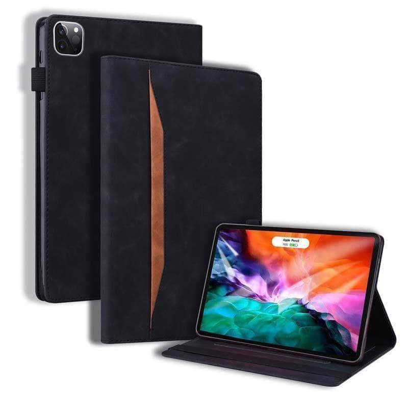 Premium PU Leather Wallet Stand Case for iPad Pro 12.9 (2021 Model) - Perfect for Home, Office & Travel Protection