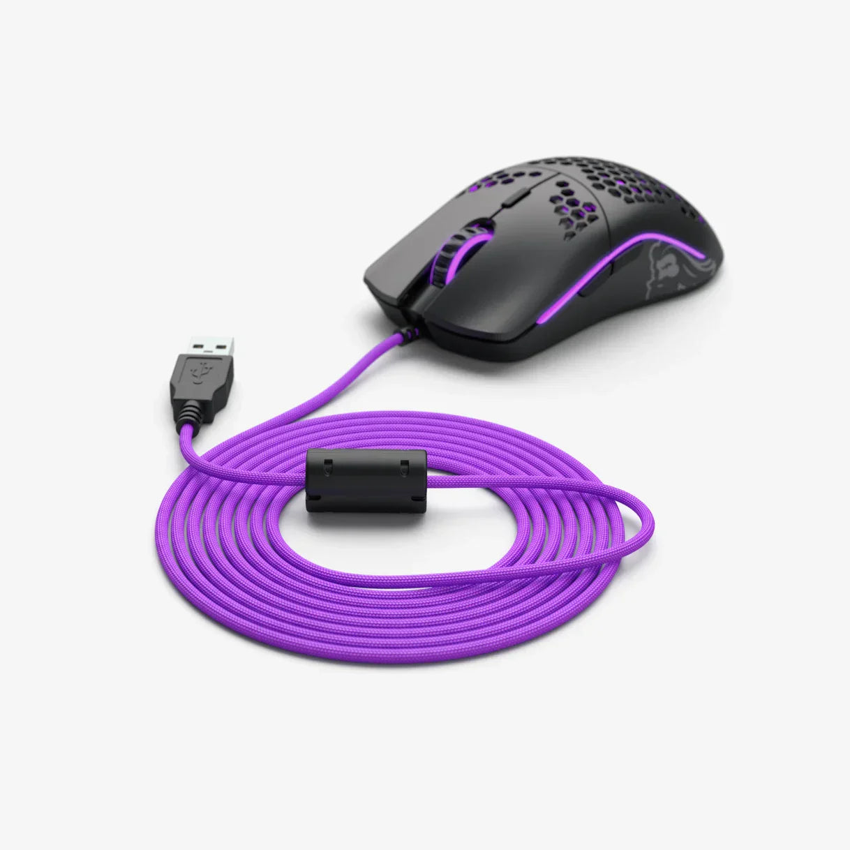 High-Speed Braided USB Cable for Gaming Mice - Durable Nylon Cord for PC, Laptop & Office Use - Perfect for Esports, Work & Home Setup