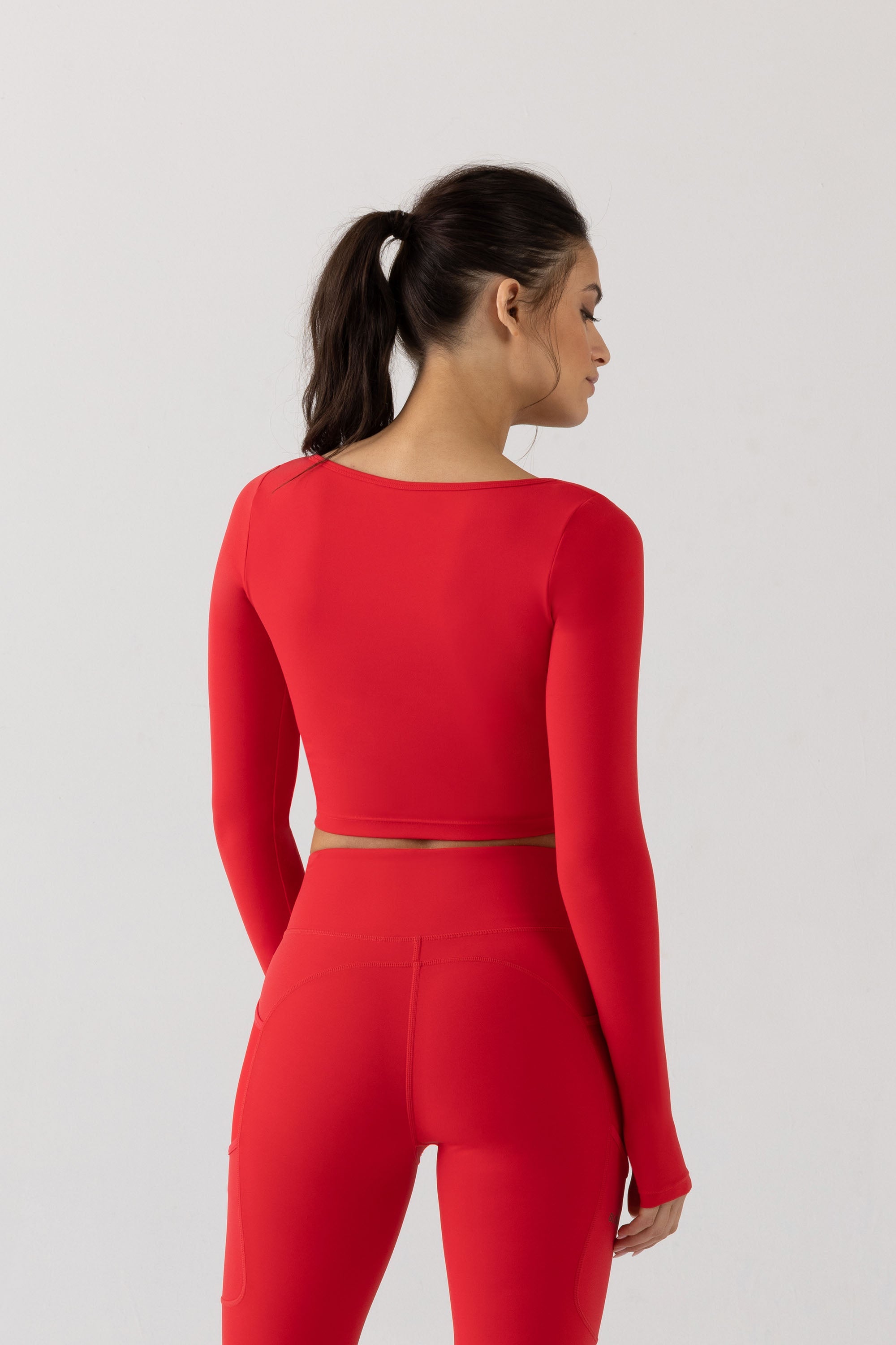 Bloch Revive Square Crop Top - Women's Fashion Stretch Cotton Shirt for Yoga, Dance & Casual Wear