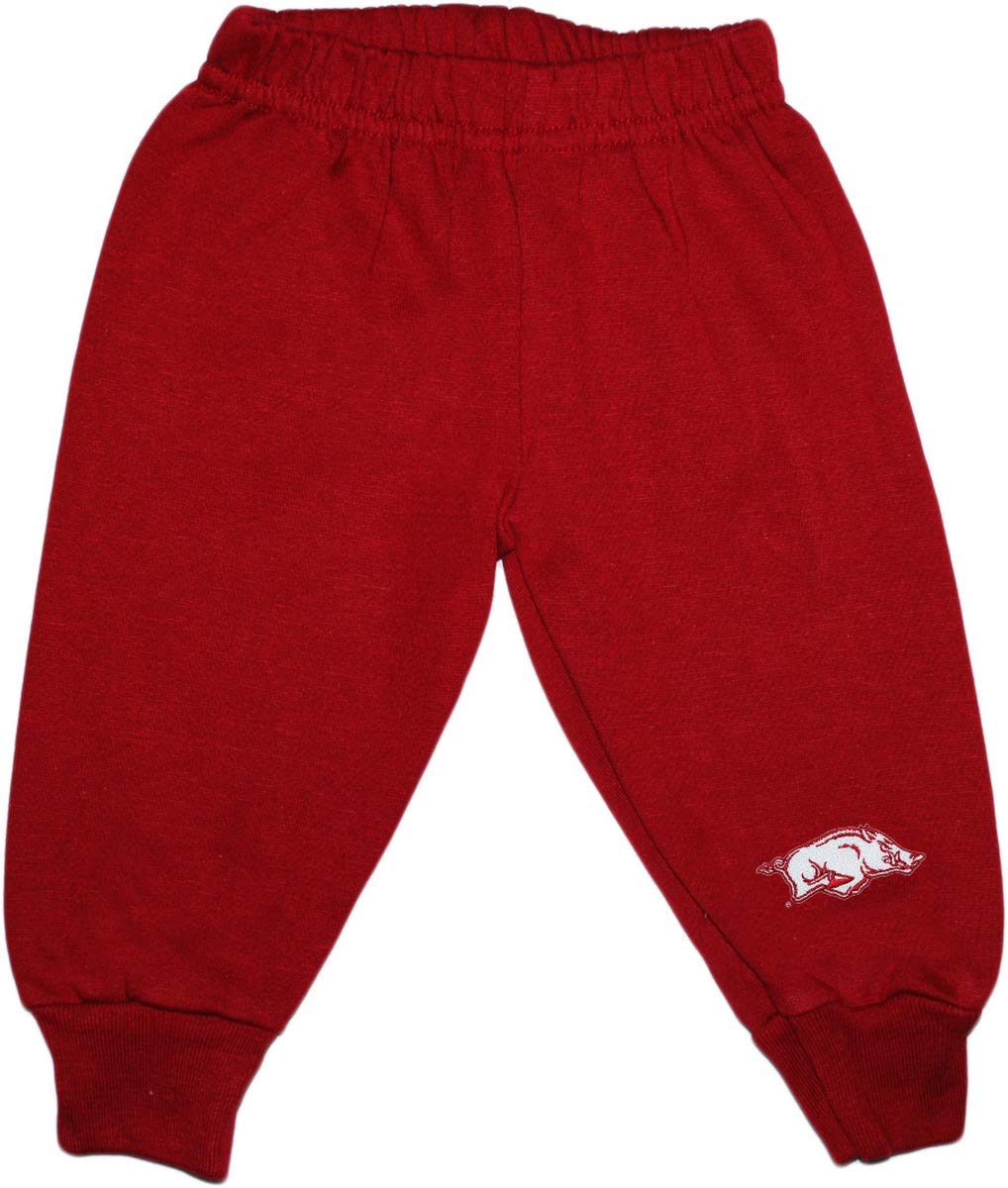 University of Arkansas Baby & Toddler Knit Sweatpants - Soft Cotton Pull-On Pants for Boys & Girls - Perfect for Playtime, Daycare & Family Outings
