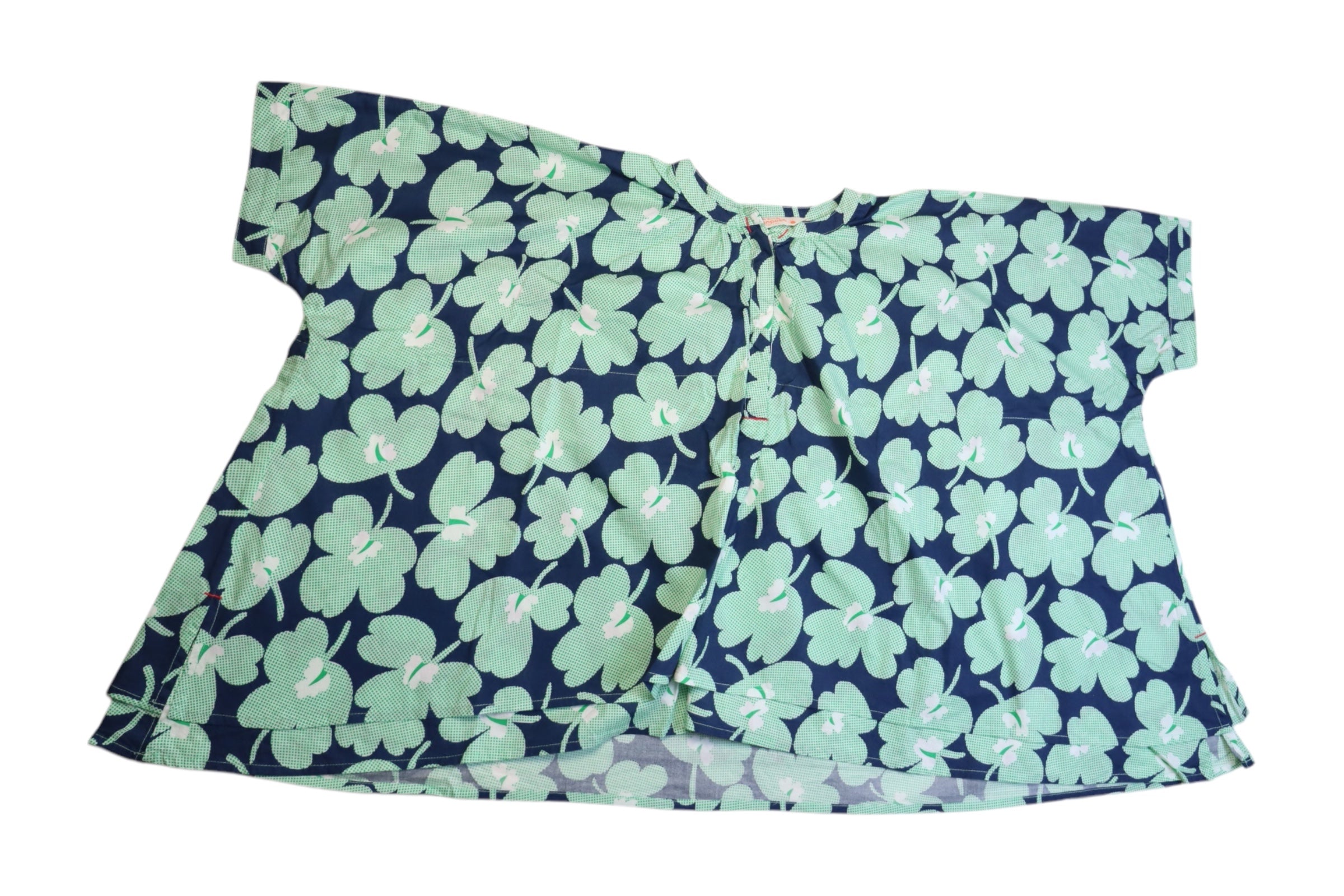 Ponpoko Floral Top for Girls - Size 7Y | Cute Floral Print Blouse for School, Parties & Everyday Wear