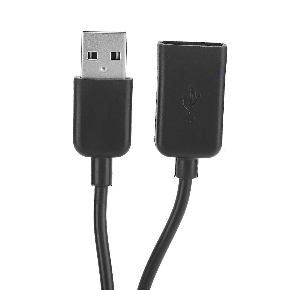 Cuifati 1M/3.28ft USB Charger Cable for Smart Bracelet Watch - TPE Soft Wristband Charger, Portable USB Adapter (Black) | Perfect for Fitness Tracking, Sleep Monitoring & Daily Wear
