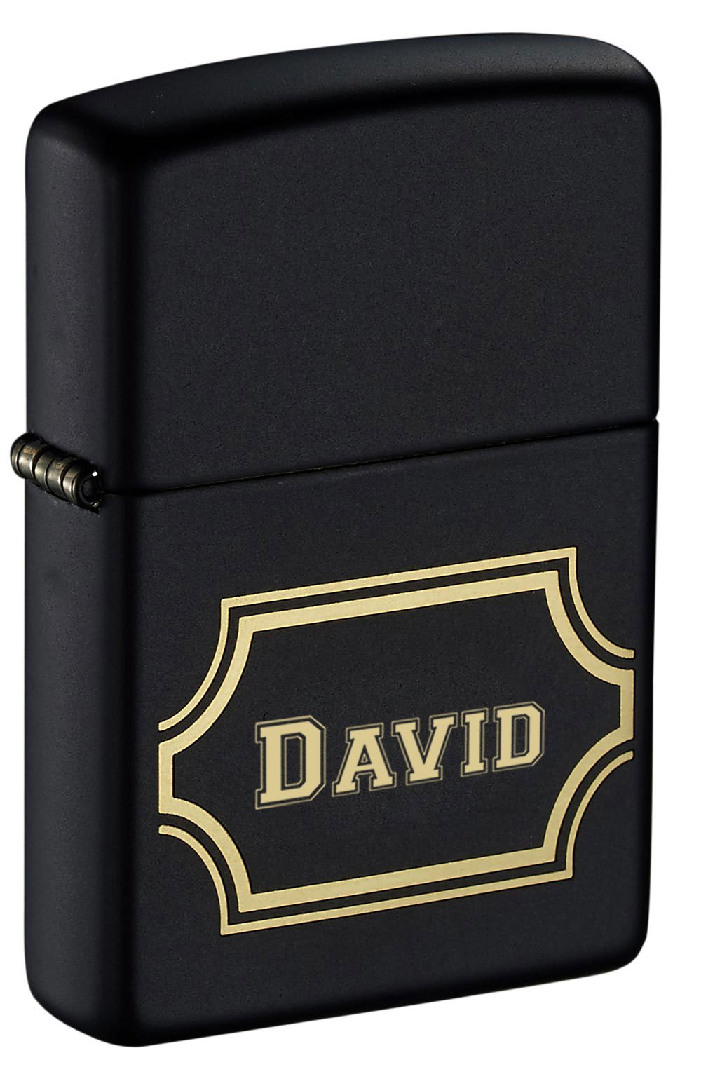 Custom Engraved Black Matte Zippo Windproof Lighter - Personalized Gift for Men, Women | Perfect for Camping, Outdoor Adventures & Everyday Carry (EDC)