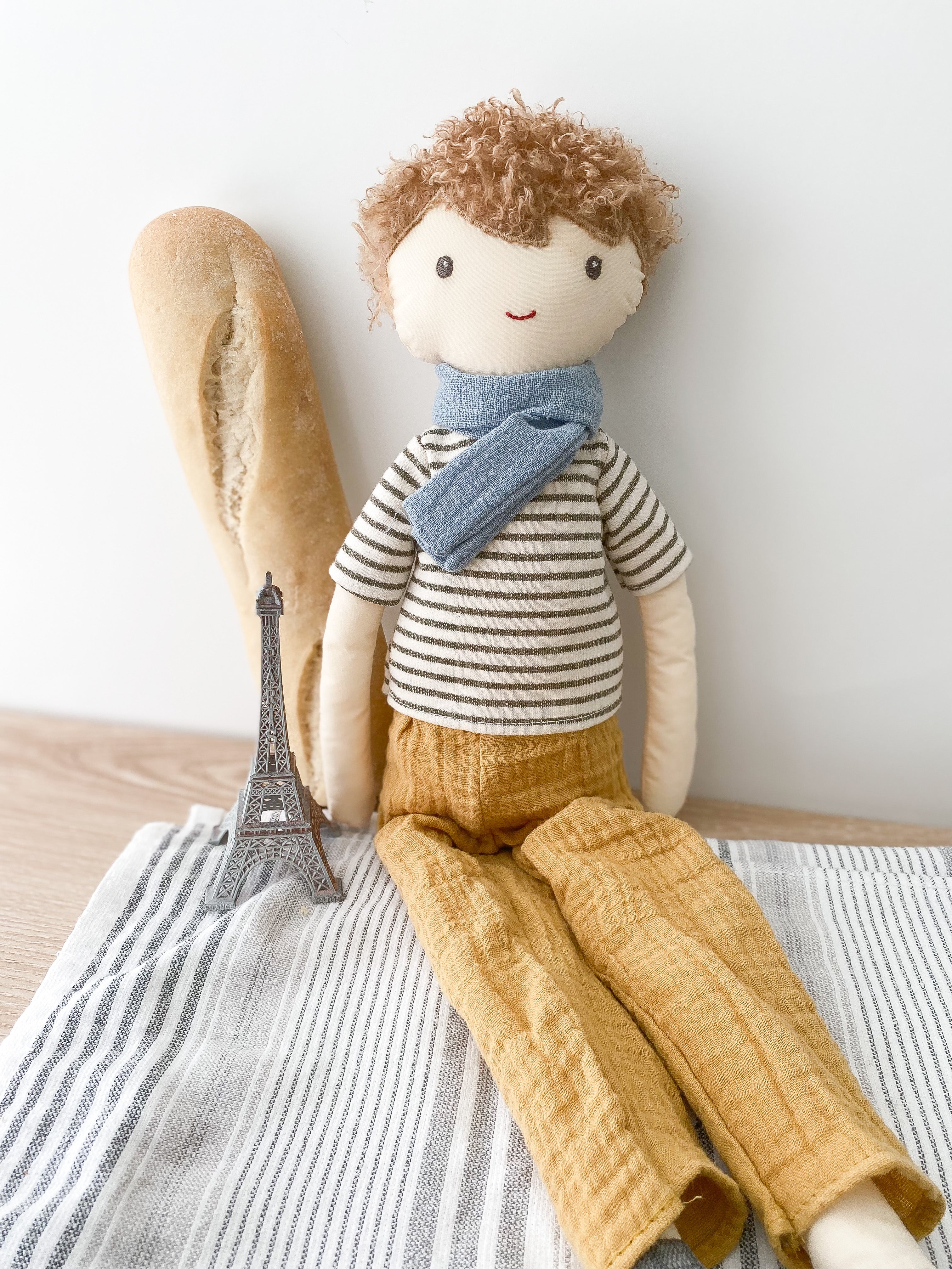 Henri Parisian Doll - Elegant French Fashion Doll for Collectors & Gift Giving | Perfect for Home Decor, Birthday Presents & Themed Parties