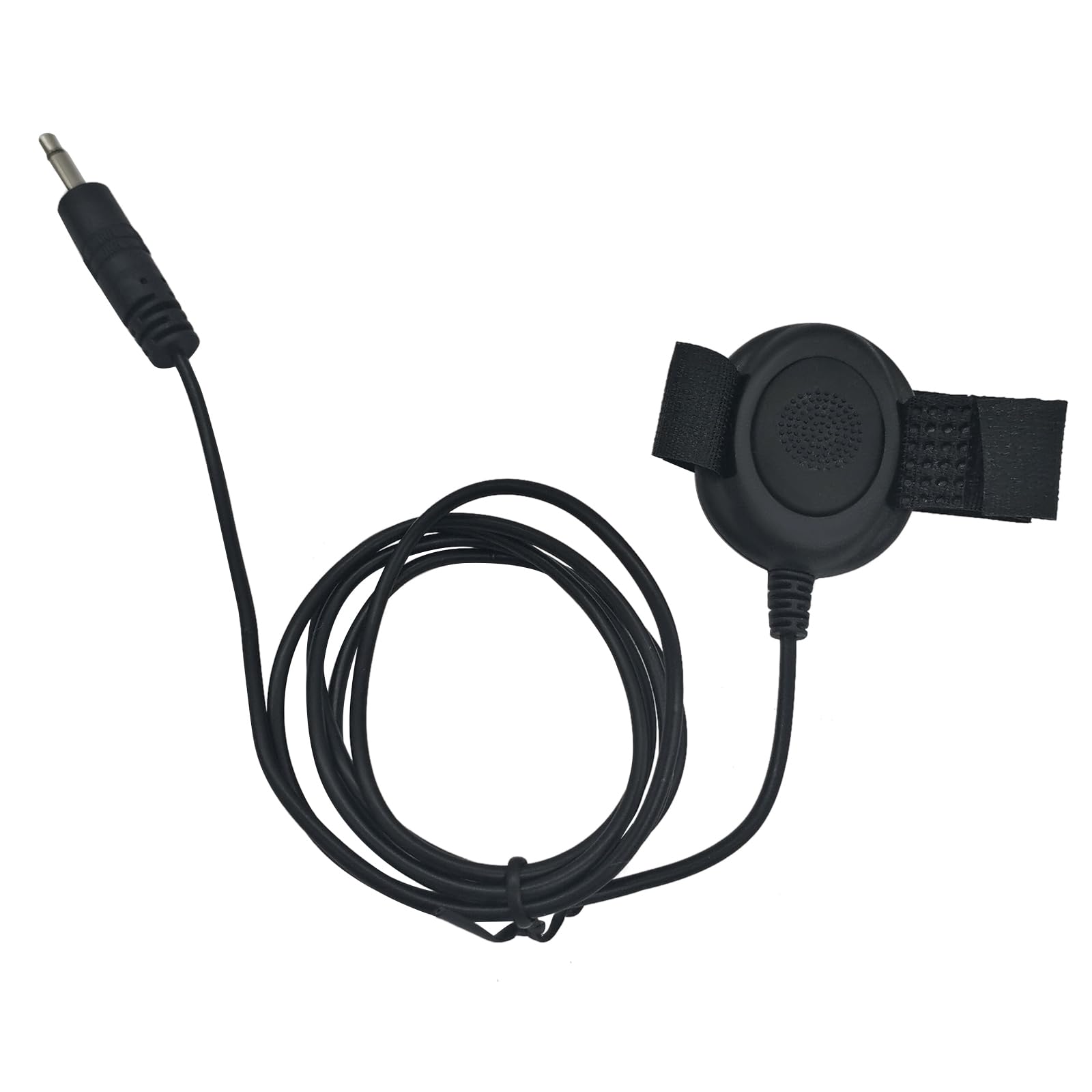 Renastar Finger Push to Talk Button U94 PTT Radio Adapter - 3.5mm Kenwood Baofeng Compatible (Civilian Wiring, Black) - Perfect for Two-Way Radio Communication in Outdoor Activities, Security, and Emergency Situations