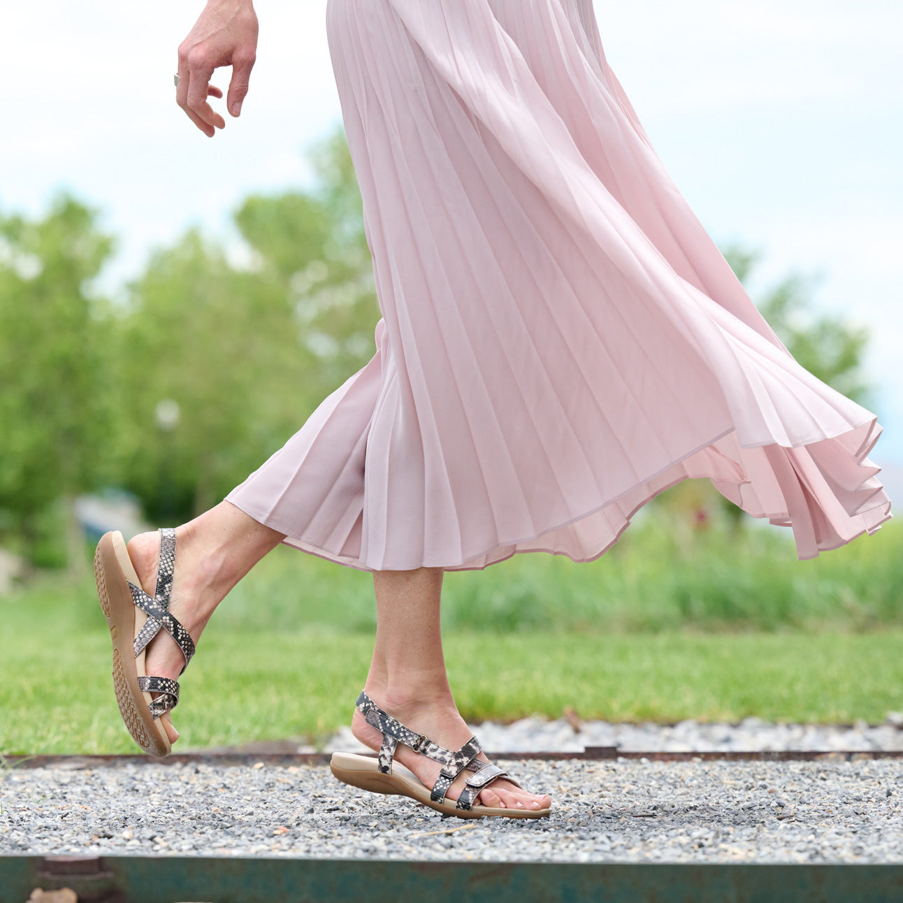 Abeo Ollie Neutral Natural Snake Print Shoes - Stylish & Comfortable Footwear for Casual Wear & Outdoor Activities