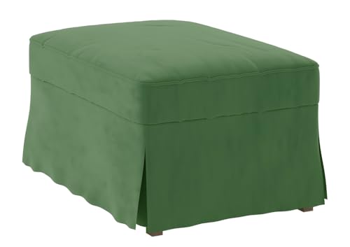 Uppland Ottoman Velvet Light Green