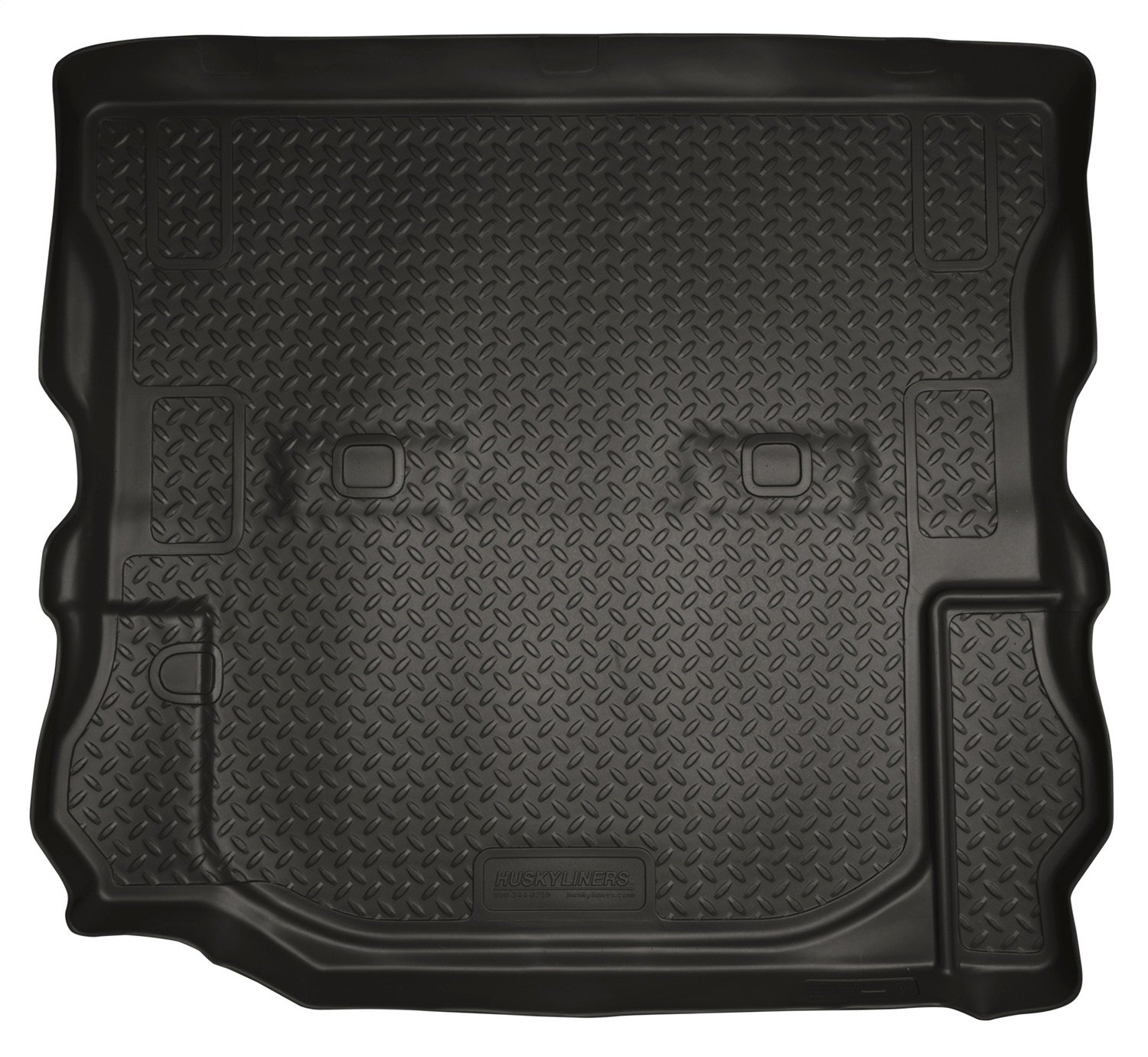 Husky Liners Classic Series Cargo Liner for 2011-2018 Jeep Wrangler JK 2 Door - Heavy Duty Black Floor Mat - Perfect for Off-Roading, Camping & Outdoor Adventures