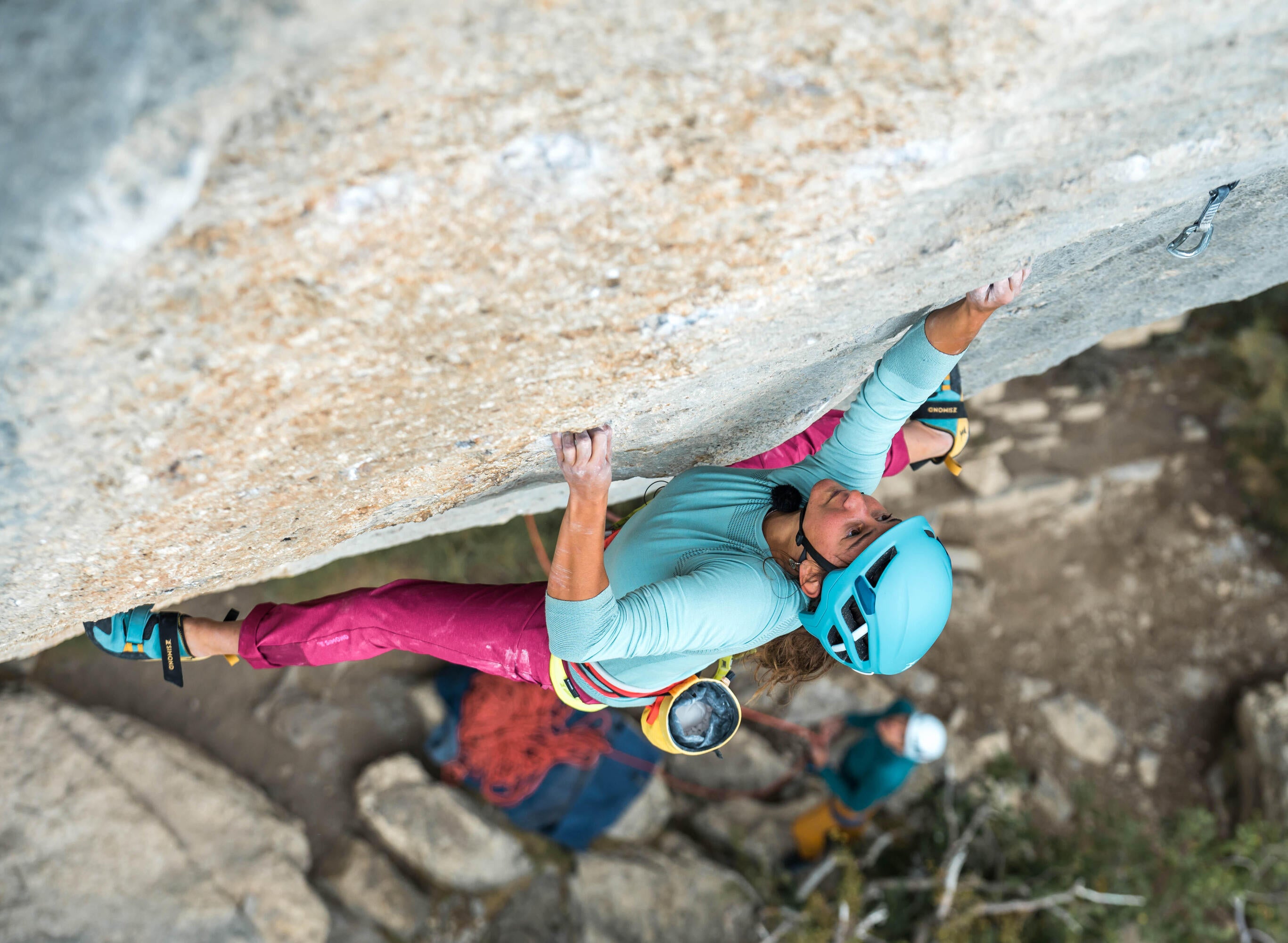 Simond Women's Alpinism Seamless Wool Long Sleeve Shirt - Warm Base Layer for Hiking, Climbing & Outdoor Adventures
