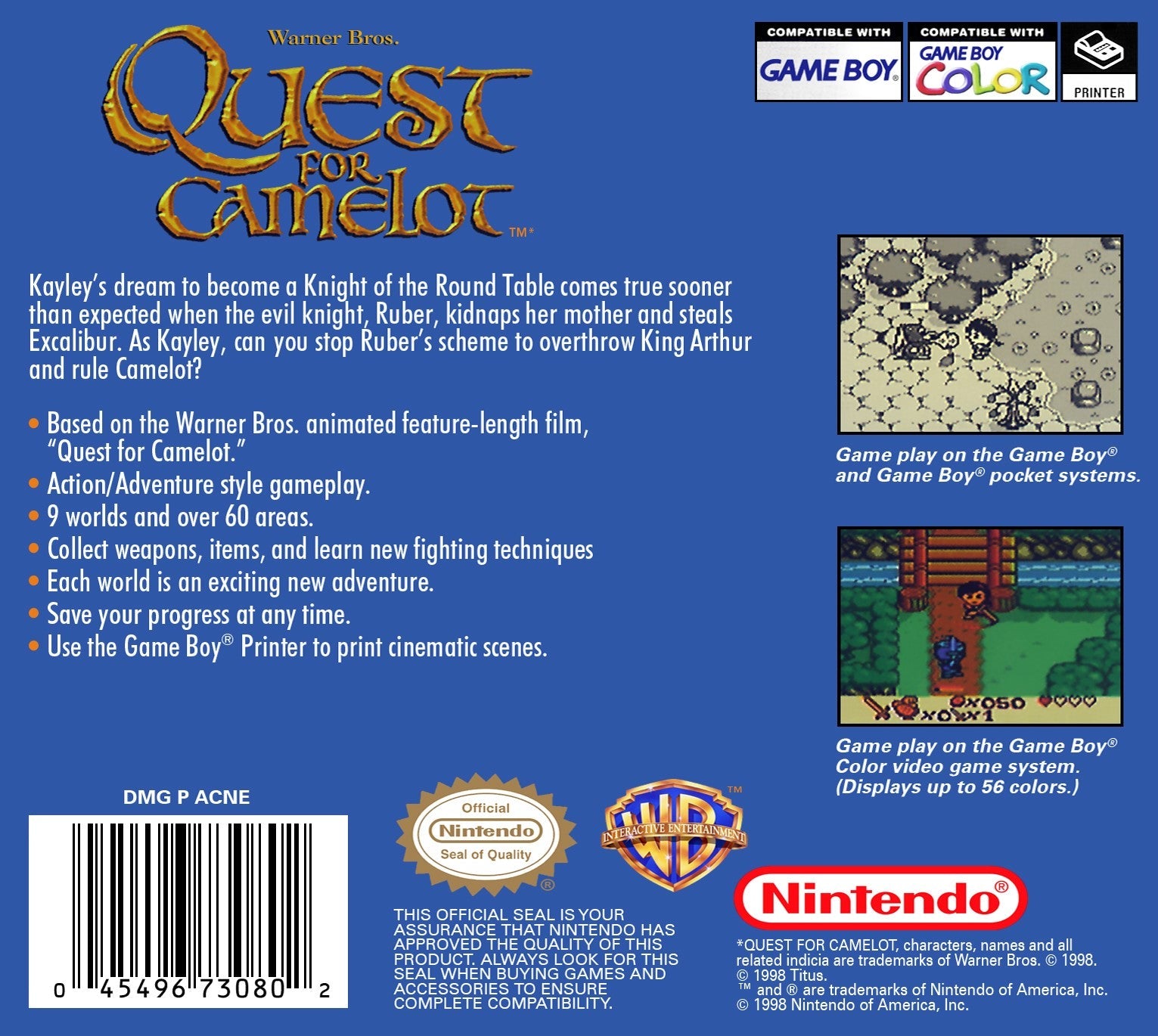 Quest for Camelot DVD - Classic Animated Fantasy Adventure Movie for Kids & Families - Perfect for Movie Nights & Family Entertainment
