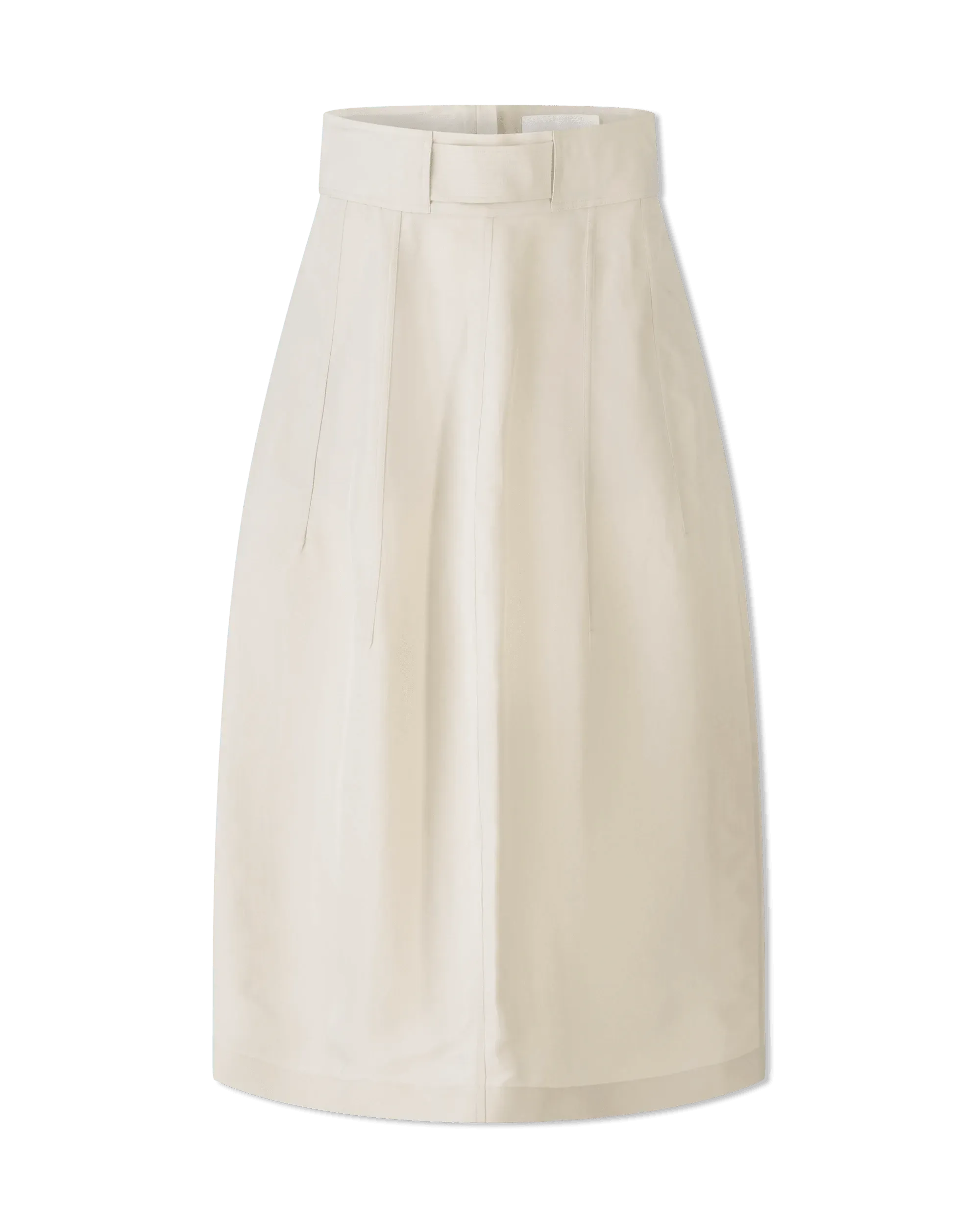 Elegant High Waisted Silk Midi Skirt for Women - Comfortable & Flowy Summer Skirt for Office, Party & Casual Wear